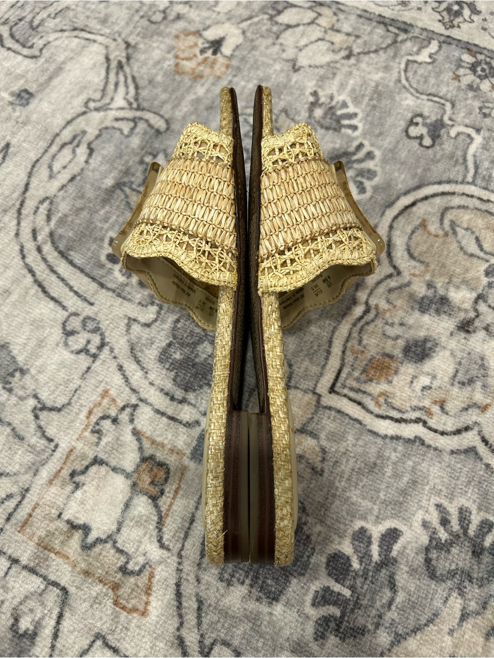 Sam Edelman Bambi Natural Raffia Slides - Picture 7 of 9